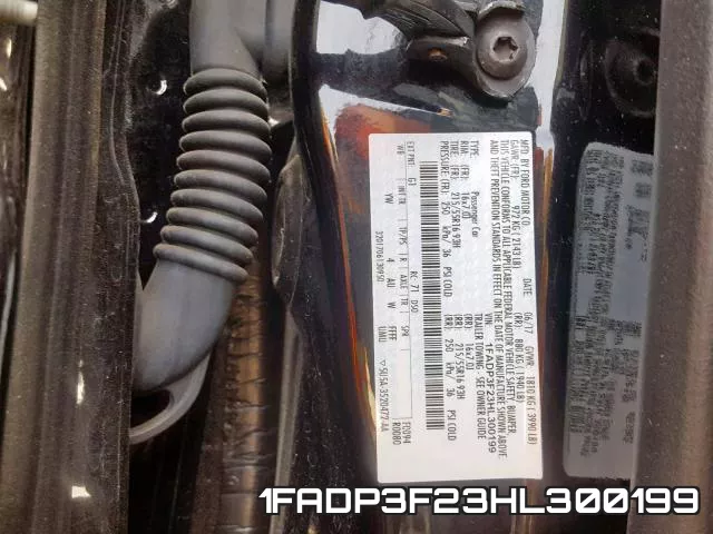 1FADP3F23HL300199 фото 2