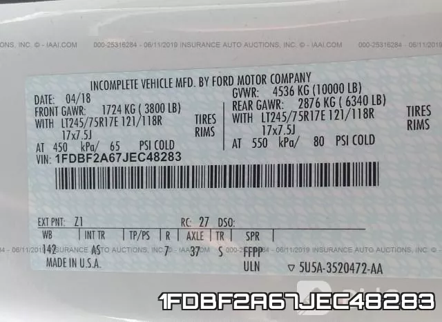 1FDBF2A67JEC48283 фото 10