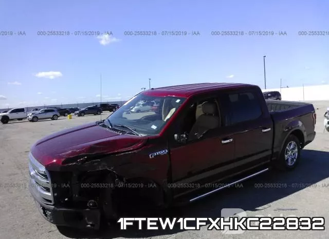 1FTEW1CFXHKC22832 фото 3