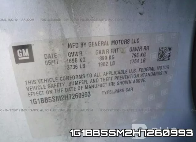 1G1BB5SM2H7260993 фото 10