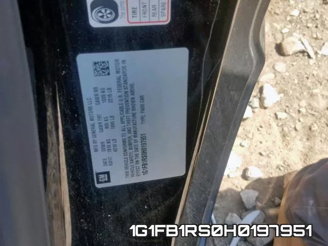 1G1FB1RS0H0197951 фото 2