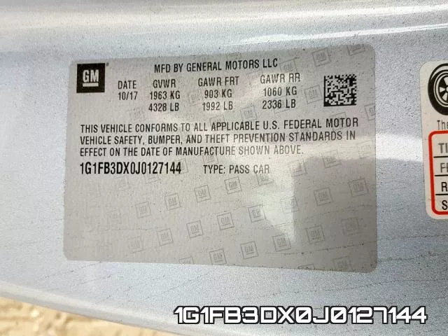 1G1FB3DX0J0127144 фото 2
