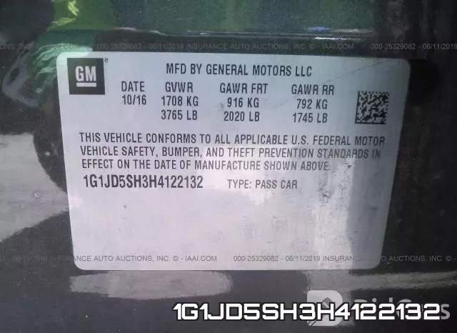 1G1JD5SH3H4122132 фото 10