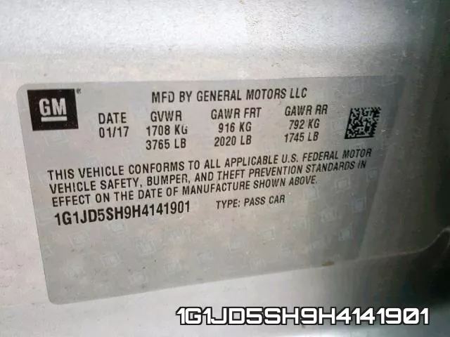 1G1JD5SH9H4141901 фото 2