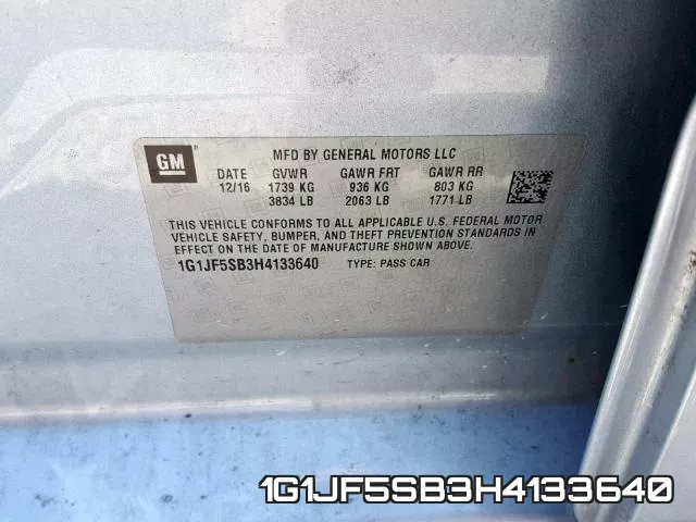 1G1JF5SB3H4133640 фото 2