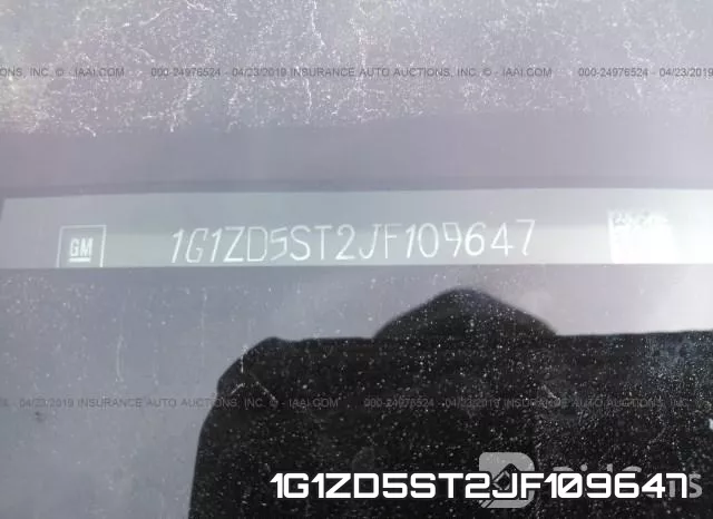 1G1ZD5ST2JF109647 фото 10