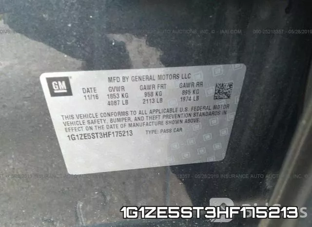1G1ZE5ST3HF175213 фото 10