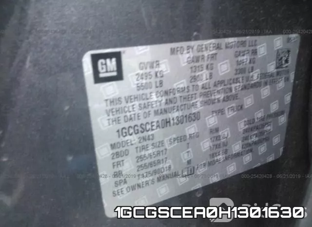 1GCGSCEA0H1301630 фото 10