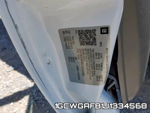 1GCWGAFB1J1334568 фото 2