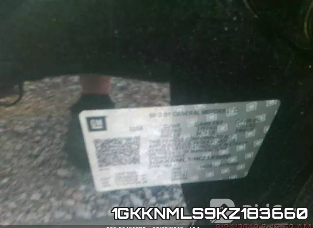 1GKKNMLS9KZ183660 фото 8