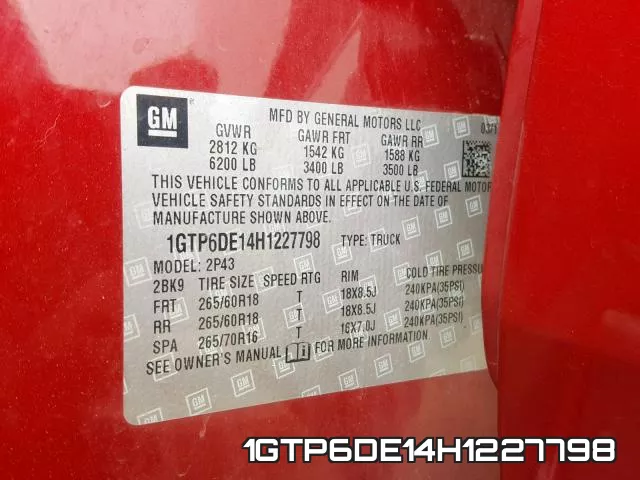 1GTP6DE14H1227798 фото 2