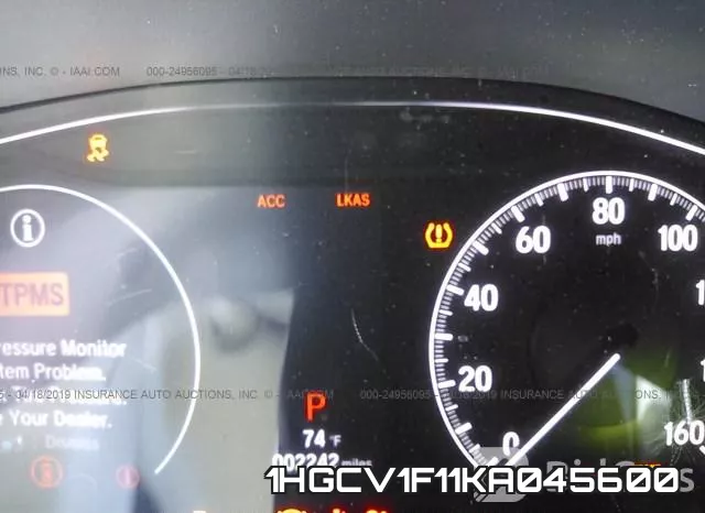 1HGCV1F11KA045600 фото 8