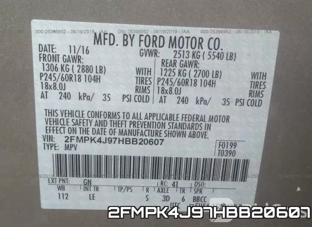 2FMPK4J97HBB20607 фото 10