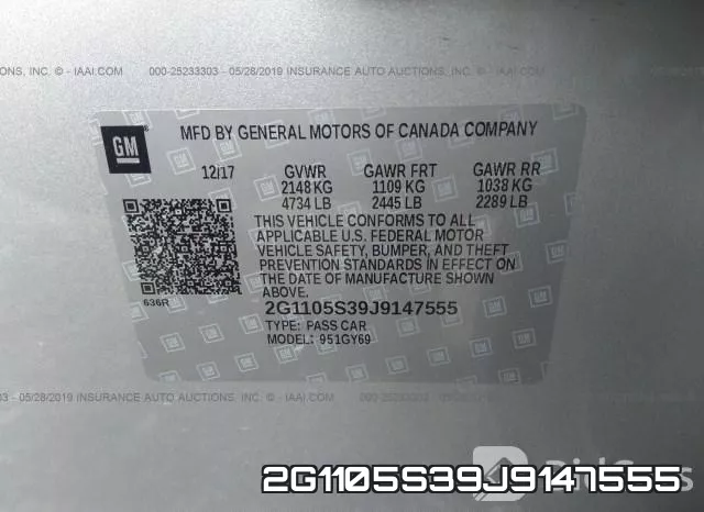2G1105S39J9147555 фото 10