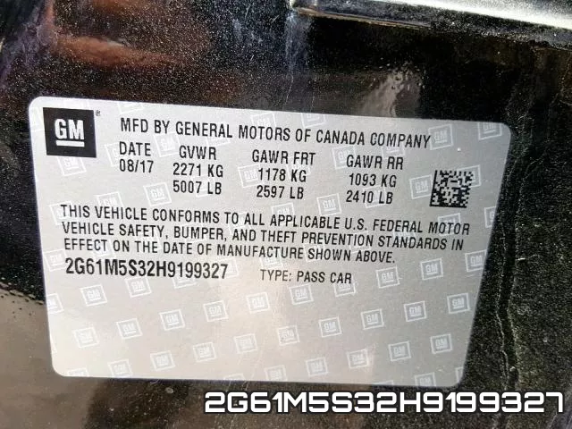 2G61M5S32H9199327 фото 2