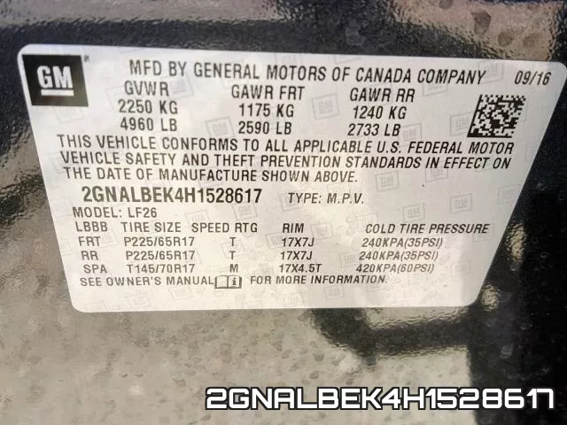 2GNALBEK4H1528617 фото 2