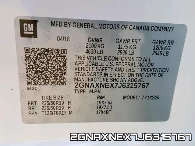 2GNAXNEX7J6315767 фото 2