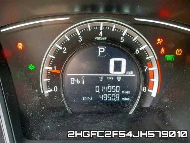 2HGFC2F54JH579010 фото 9
