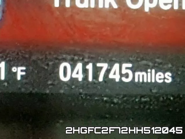 2HGFC2F72HH512045 фото 9
