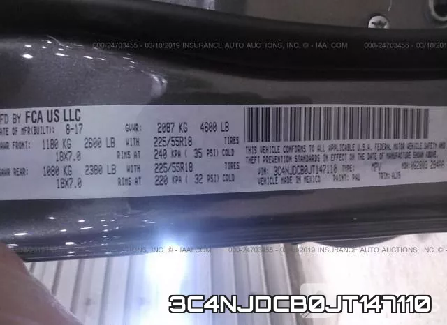 3C4NJDCB0JT147110 фото 10