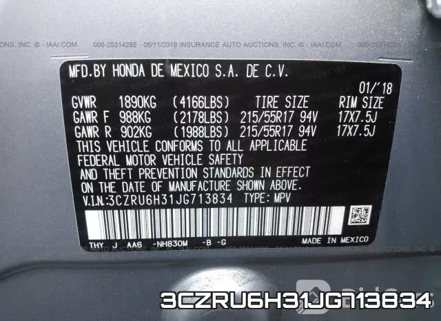 3CZRU6H31JG713834 фото 10