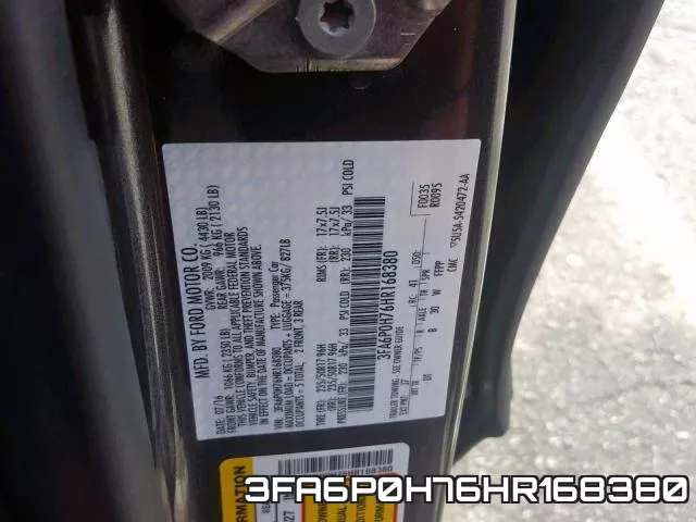 3FA6P0H76HR168380 фото 2