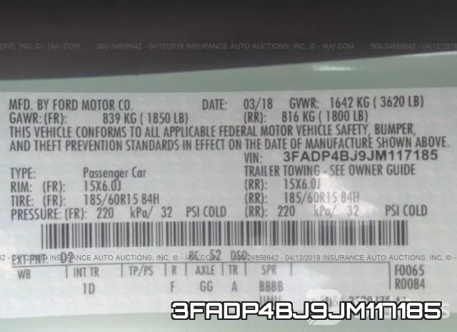 3FADP4BJ9JM117185 фото 10
