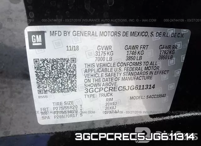 3GCPCREC5JG611314 фото 10