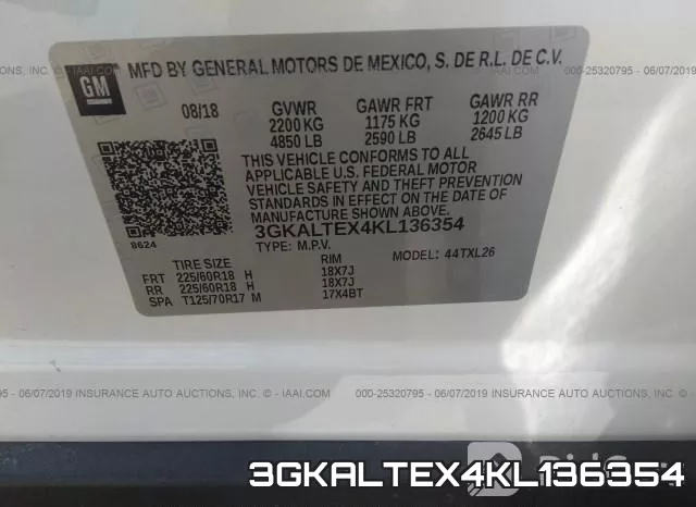 3GKALTEX4KL136354 фото 10