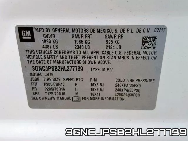 3GNCJPSB2HL277739 фото 2