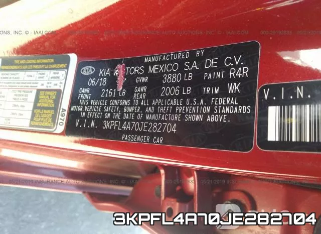 3KPFL4A70JE282704 фото 10