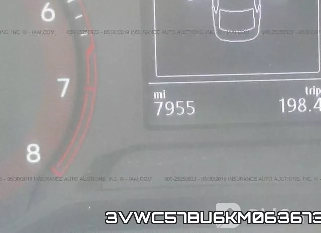 3VWC57BU6KM063673 фото 8