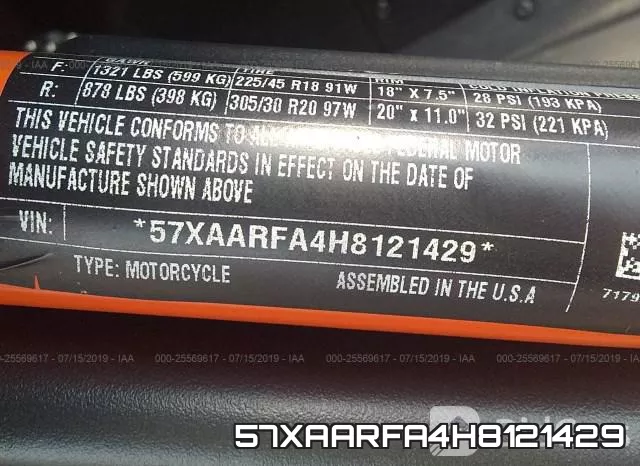 57XAARFA4H8121429 фото 2