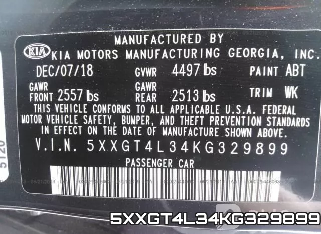 5XXGT4L34KG329899 фото 10