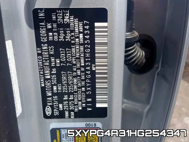 5XYPG4A31HG254347 фото 2