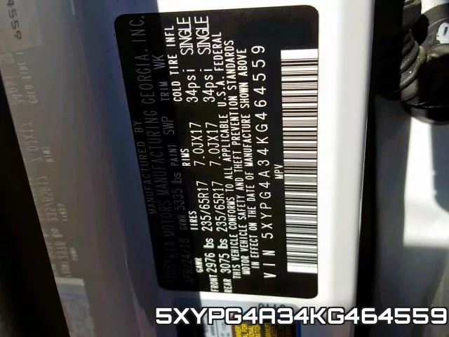 5XYPG4A34KG464559 фото 2