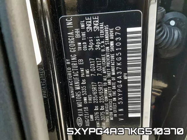 5XYPG4A37KG510370 фото 2