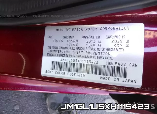 JM1GL1U5XH1115423 фото 10