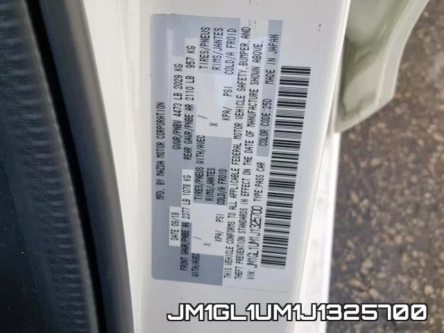 JM1GL1UM1J1325700 фото 2
