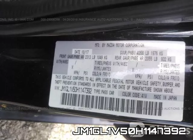 JM1GL1V50H1147392 фото 10