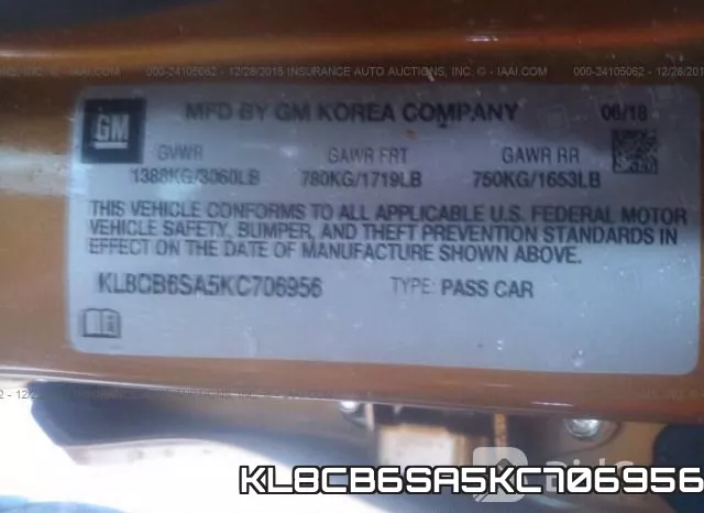 KL8CB6SA5KC706956 фото 10