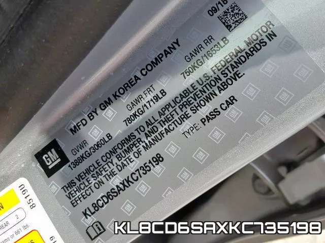 KL8CD6SAXKC735198 фото 2