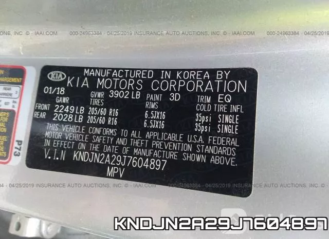 KNDJN2A29J7604897 фото 10