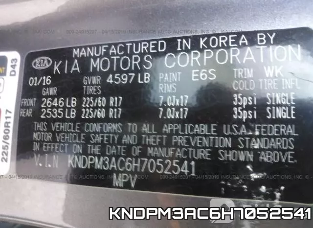 KNDPM3AC6H7052541 фото 10