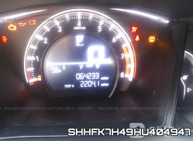 SHHFK7H49HU404947 фото 8