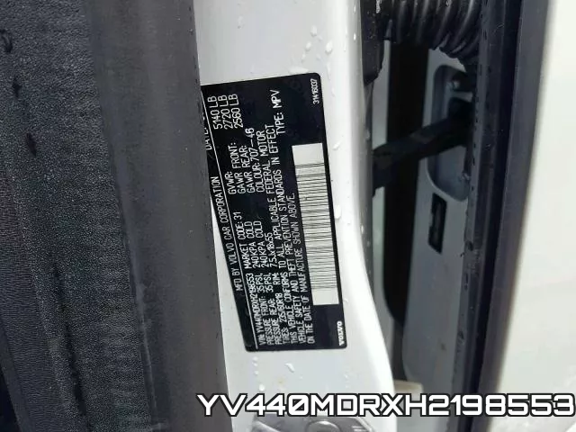 YV440MDRXH2198553 фото 2