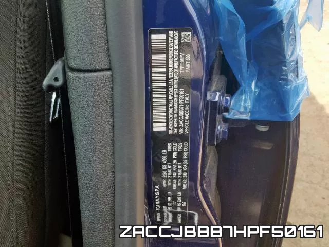 ZACCJBBB7HPF50161 фото 2