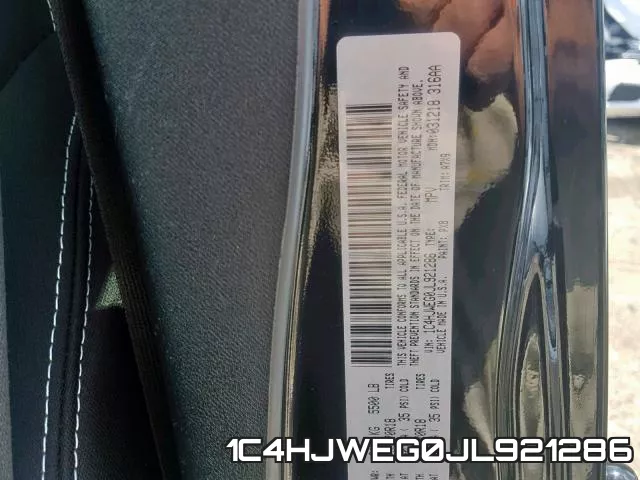 1C4HJWEG0JL921286 фото 2