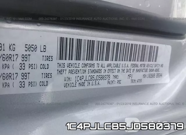 1C4PJLCB5JD580379 фото 10