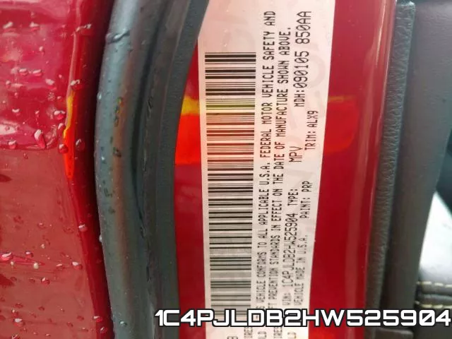1C4PJLDB2HW525904 фото 2